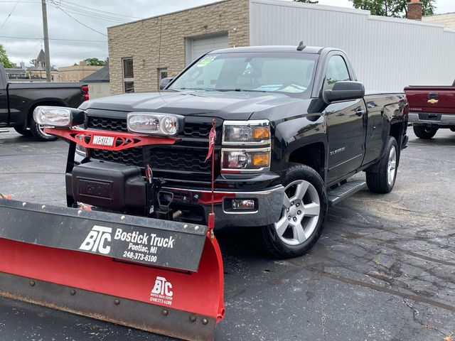 Black 2015 Chevrolet Silverado 1500 Pickup Truck Four-Wheel Drive 6-Speed Automatic Overdrive
