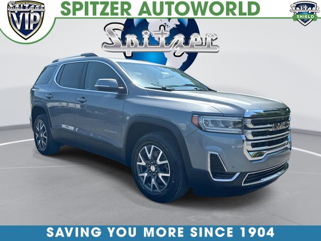 Gray (Satin Steel Metallic) 2021 GMC Acadia SUV / Crossover Four-Wheel Drive 9-Speed Automatic