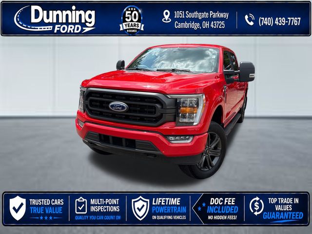 Race Red 2023 Ford F-150 Pickup Truck Four-Wheel Drive Automatic
