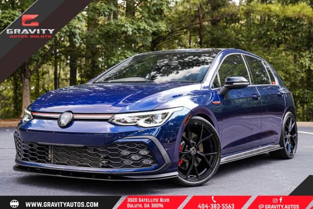Atlantic Blue 2024 Volkswagen Golf GTI 380 SE FWD Hatchback Front-Wheel Drive 6-Speed Manual