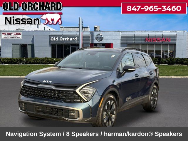 Vesta Blue 2024 Kia Sportage Hybrid Plug-In X-Line Prestige AWD SUV / Crossover All-Wheel Drive 6-Speed Automatic