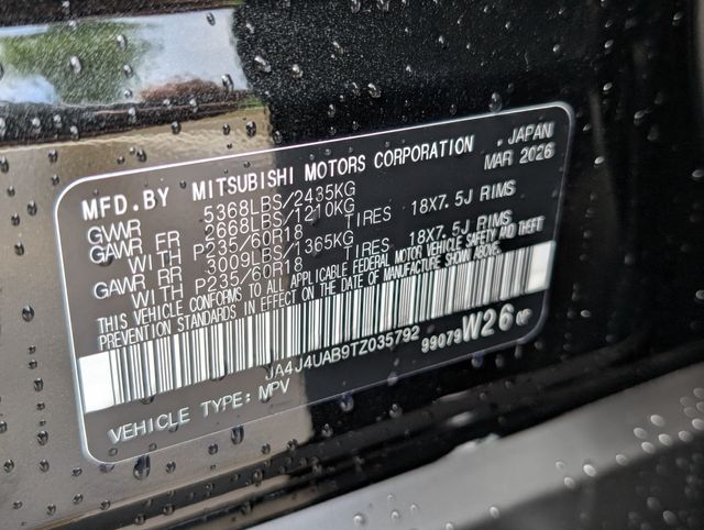 2026 Mitsubishi Outlander ES Black at DeMontrond Gulf Freeway