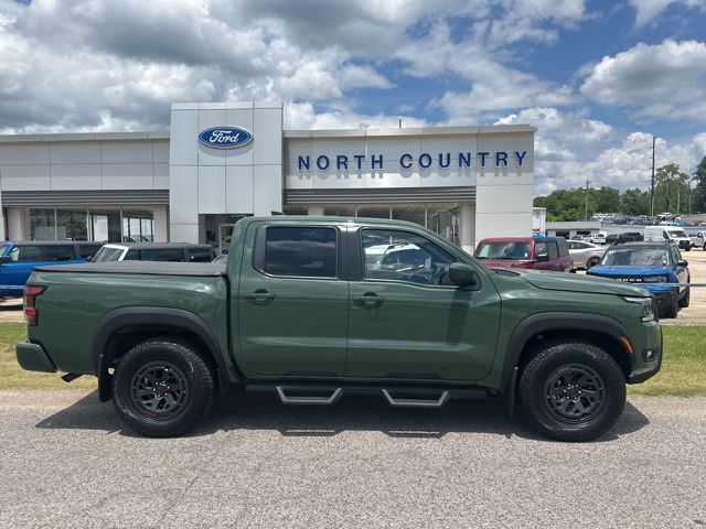 Green Metallic 2025 Nissan Frontier PRO-4X Crew Cab 4WD Pickup Truck Four-Wheel Drive 9-Speed Automatic Overdrive