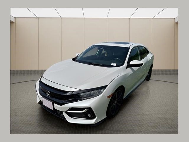 White 2021 Honda Civic Hatchback Hatchback Front-Wheel Drive Continuously Variable Transmission