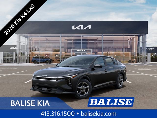 Interstellar Gray 2026 Kia K4 LXS FWD Sedan Front-Wheel Drive Continuously Variable Transmission