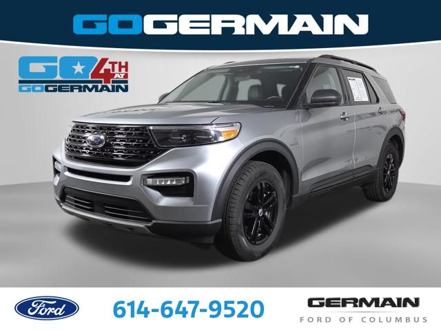 Silver Metallic 2023 Ford Explorer SUV / Crossover All-Wheel Drive Automatic