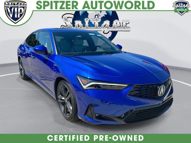 Blue 2025 Acura Integra Sedan Front-Wheel Drive Continuously Variable Transmission
