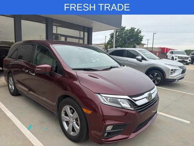 Red (Deep Scarlet Pearl) 2018 Honda Odyssey EX-L FWD Minivan Front-Wheel Drive 9-Speed Automatic