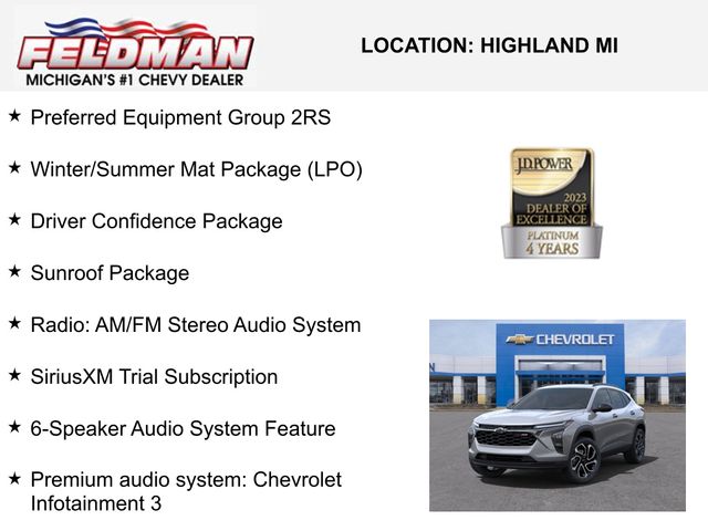 New 2025 Chevrolet Trax For Sale in Livonia, MI