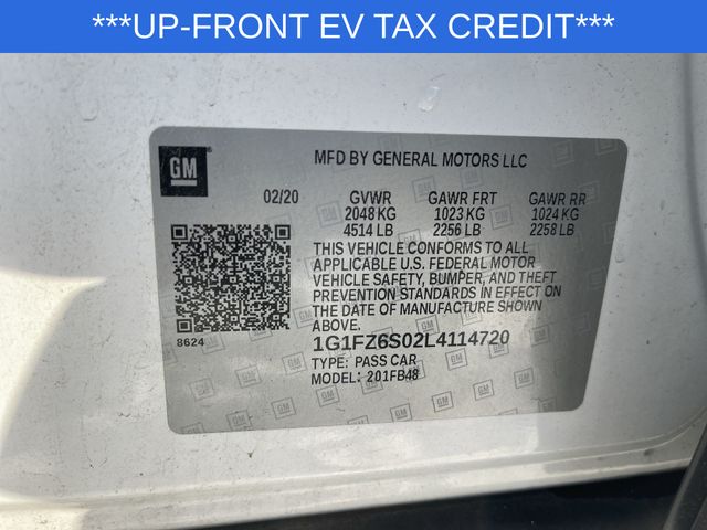 Used 2020 Chevrolet Bolt EV For Sale in Livonia, MI