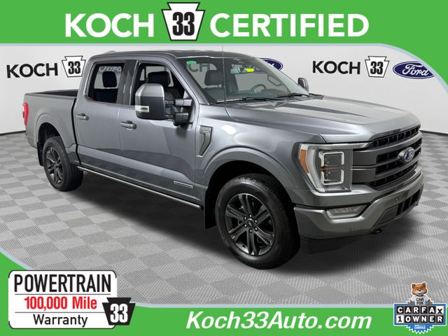 Gray Metallic 2023 Ford F-150 Pickup Truck Four-Wheel Drive Automatic