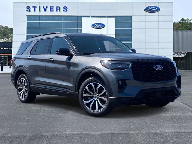 Carbonized Gray Metallic 2026 Ford Explorer ST-Line RWD SUV / Crossover Rear-Wheel Drive Automatic
