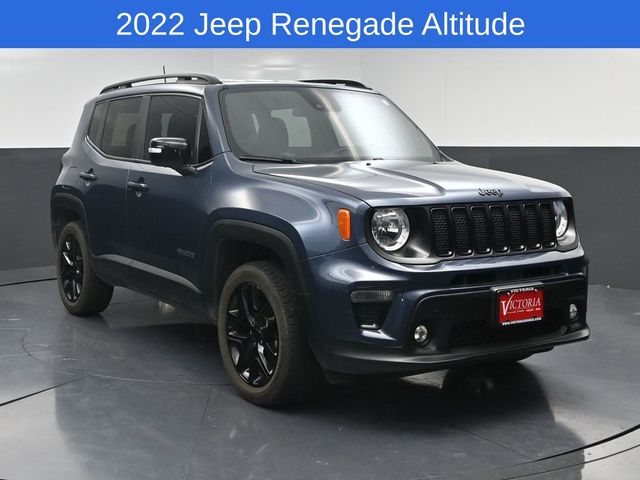 2022 Jeep Renegade Altitude Blue at Baytown Hyundai