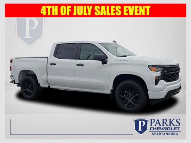 Summit White 2026 Chevrolet Silverado 1500 Pickup Truck Four-Wheel Drive 8-Speed Automatic