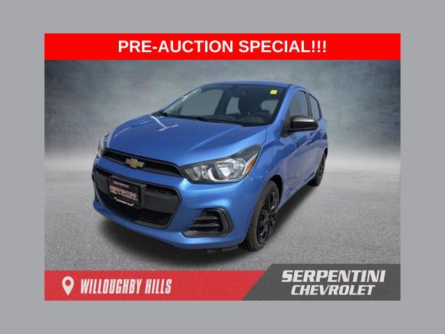 Splash Metallic 2017 Chevrolet Spark Hatchback Front-Wheel Drive Continuously Variable Transmission