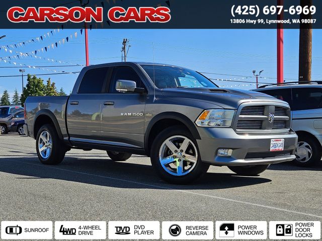 2012 Gray Ram 1500 for Sale In Lynnwood WA - Everett WA - Seattle WA at Carson Cars Stock 36458 VIN 1C6RD7MT9CS279599