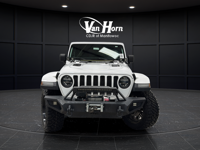 Used 2021 Bright White Clearcoat Jeep Unlimited Rubicon image 2