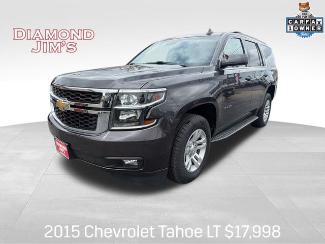 Gray (Tungsten Metallic) 2015 Chevrolet Tahoe LT 4WD SUV / Crossover Four-Wheel Drive 6-Speed Automatic Overdrive