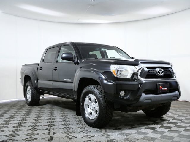 Black 2013 Toyota Tacoma Double Cab SB V6 4WD Pickup Truck Four-Wheel Drive 5-Speed Automatic Overdrive