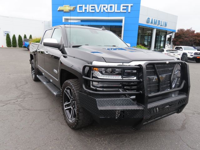 Black 2018 Chevrolet Silverado 1500 Pickup Truck Four-Wheel Drive 8-Speed Automatic Overdrive