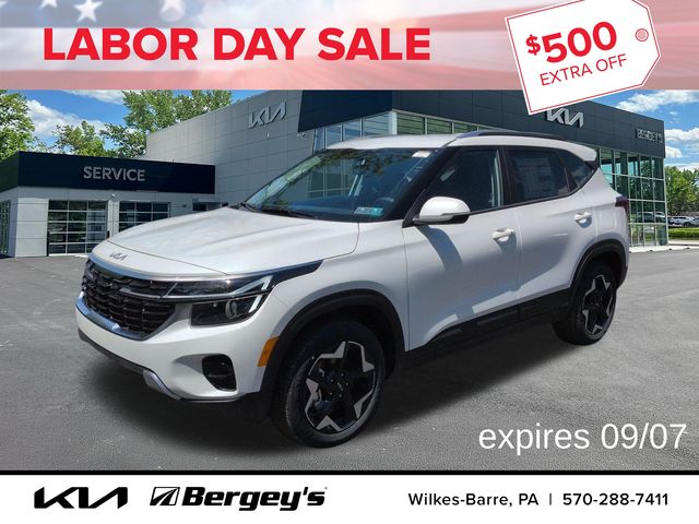 Snow White Pearl 2026 Kia Seltos SUV / Crossover All-Wheel Drive Continuously Variable Transmission