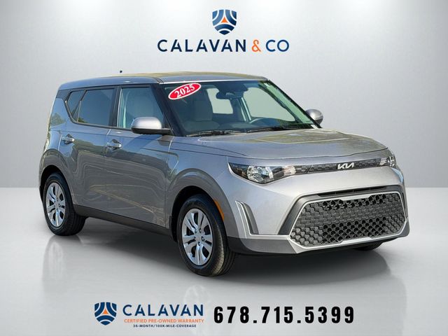Steel Gray 2025 Kia Soul LX FWD SUV / Crossover Front-Wheel Drive Continuously Variable Transmission