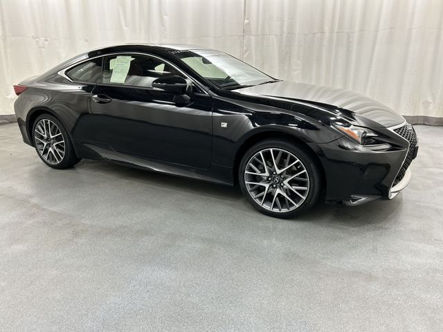 Black (Obsidian) 2016 Lexus RC Coupe All-Wheel Drive 6-Speed Automatic