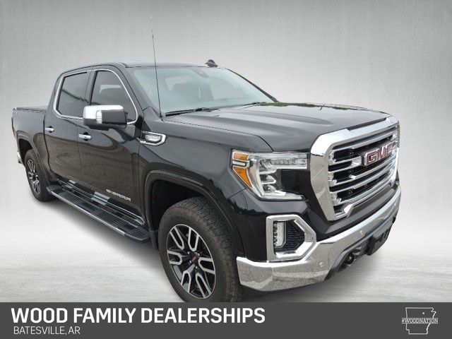 Onyx Black 2019 GMC Sierra 1500 SLT Crew Cab 4WD Pickup Truck Four-Wheel Drive Automatic