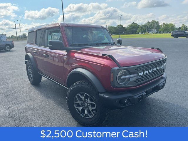 Ruby Red Metallic Tinted Clearcoat 2025 Ford Bronco SUV / Crossover Four-Wheel Drive Automatic