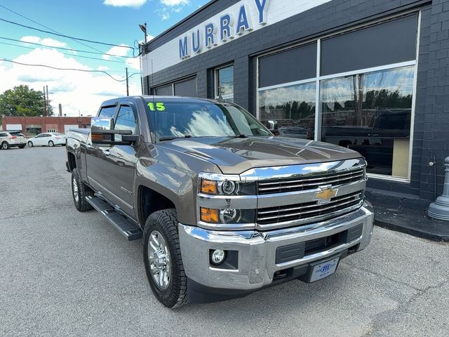 Brownstone Metallic 2015 Chevrolet Silverado 2500HD Pickup Truck Four-Wheel Drive 6-Speed Automatic Overdrive