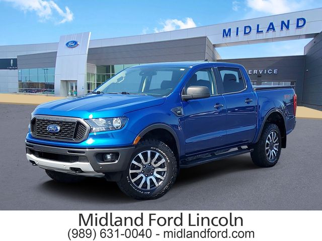 Lightning Blue Metallic 2019 Ford Ranger Pickup Truck Four-Wheel Drive Automatic