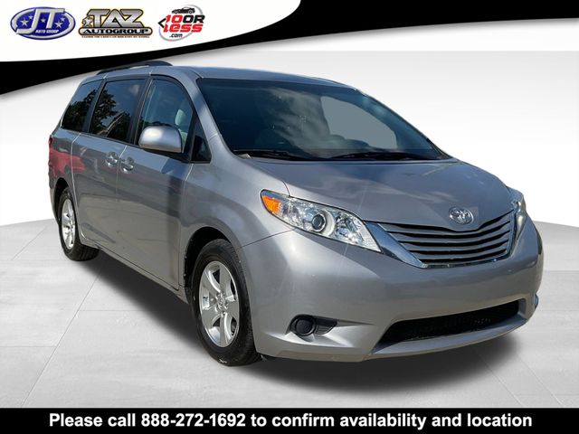 Silver Sky Metallic 2017 Toyota Sienna LE 7-Passenger Auto Access Seat FWD Minivan Front-Wheel Drive 8-Speed Automatic