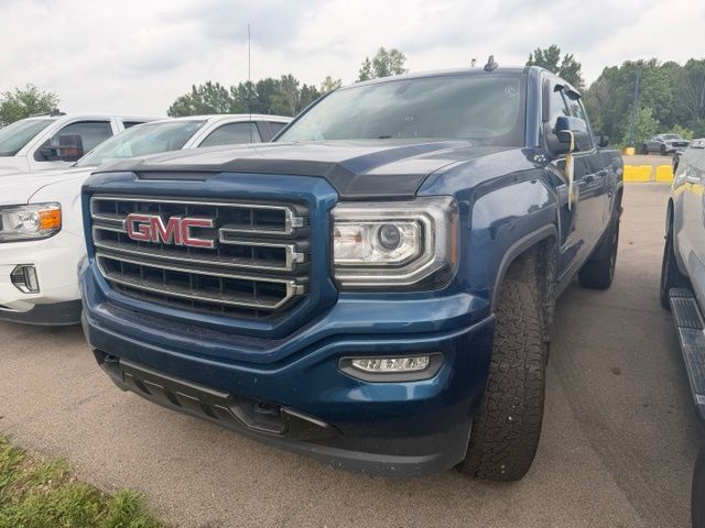 Blue 2017 GMC Sierra 1500 Pickup Truck Four-Wheel Drive 6-Speed Automatic Overdrive