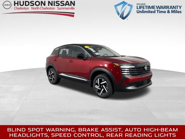 2025 Scarlet Ember Tintcoat/Super Black Nissan Kicks SV FWD SUV