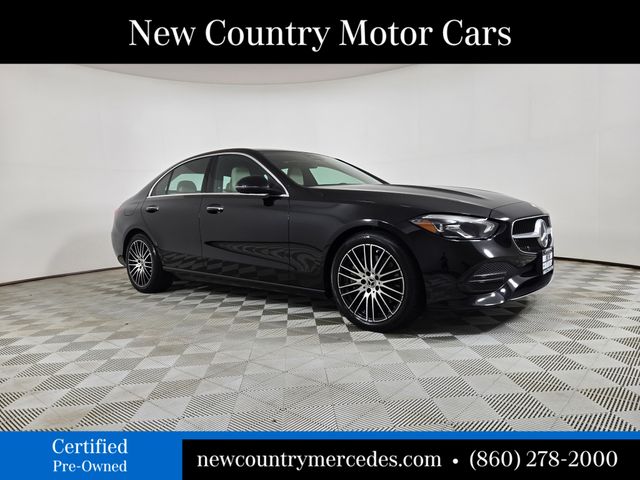 Black 2023 Mercedes-Benz C-Class Sedan All-Wheel Drive 9-Speed Automatic