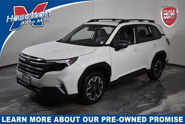 Crystal White Pearl 2025 Subaru Forester SUV / Crossover All-Wheel Drive Continuously Variable Transmission