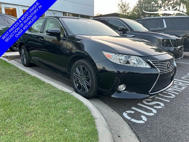 Black (Obsidian) 2014 Lexus ES Sedan Front-Wheel Drive 6-Speed Automatic