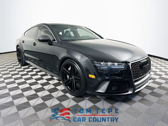Black 2016 Audi RS 7 4.0T quattro Performance Prestige AWD Sedan All-Wheel Drive 8-Speed Automatic