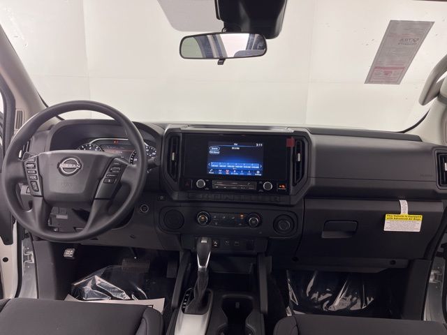 2025 Glacier White Nissan Frontier S RWD Truck