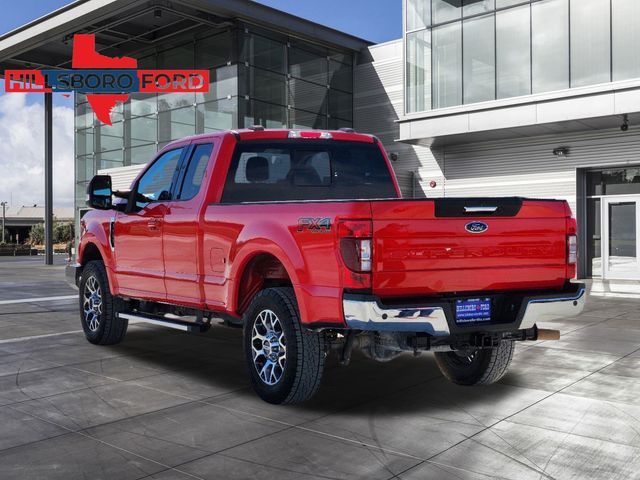 2022 Race Red Ford Super Duty F-250 SRW Lariat 4X4 Truck