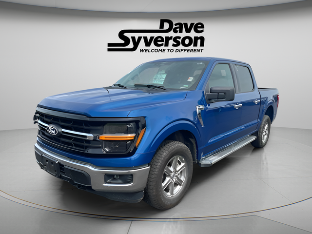 Blue Metallic 2025 Ford F-150 Pickup Truck Four-Wheel Drive Automatic