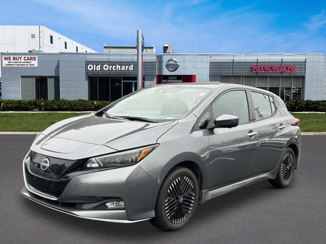 Gray (Gun Metallic) 2025 Nissan LEAF SV Plus FWD Hatchback Front-Wheel Drive Automatic