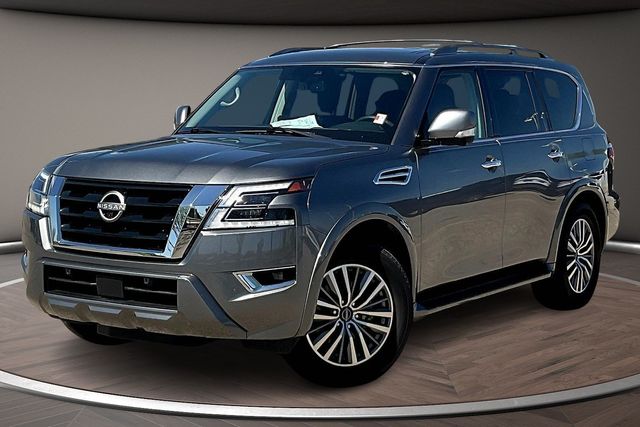 Gray (Gun Metallic) 2023 Nissan Armada SL 4WD SUV / Crossover Four-Wheel Drive 7-Speed Automatic