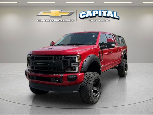 Red Metallic 2021 Ford F-250 Super Duty Lariat Crew Cab 4WD Pickup Truck Four-Wheel Drive Automatic