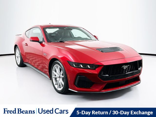 Red Metallic 2024 Ford Mustang Coupe Rear-Wheel Drive 6-Speed Manual