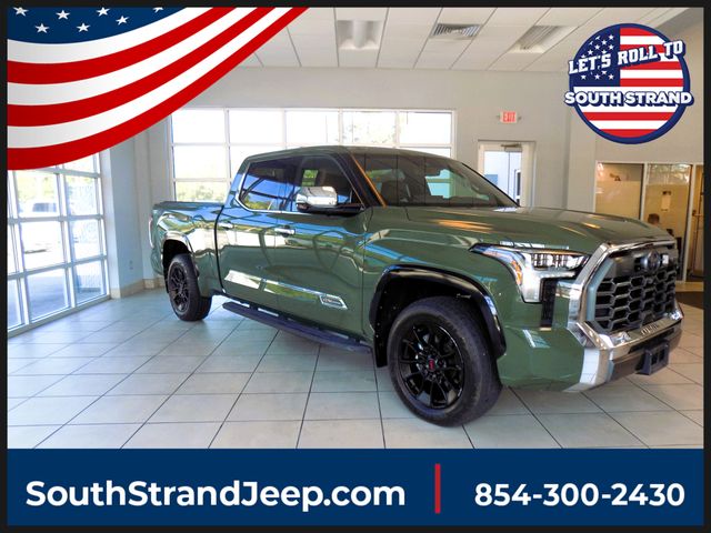 Army Green 2023 Toyota Tundra Pickup Truck Four-Wheel Drive Automatic