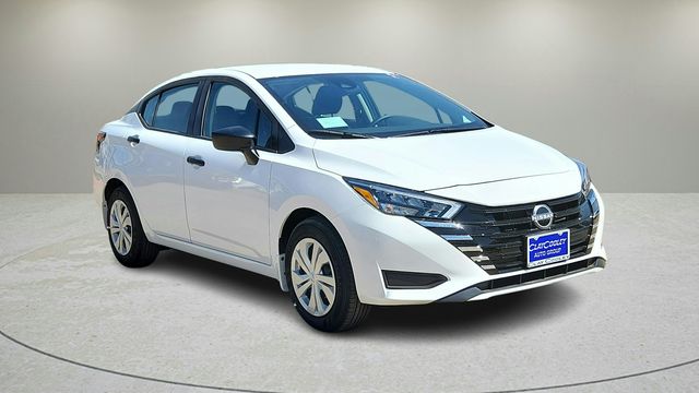 White (Fresh Powder) 2025 Nissan Versa Sedan Front-Wheel Drive Continuously Variable Transmission
