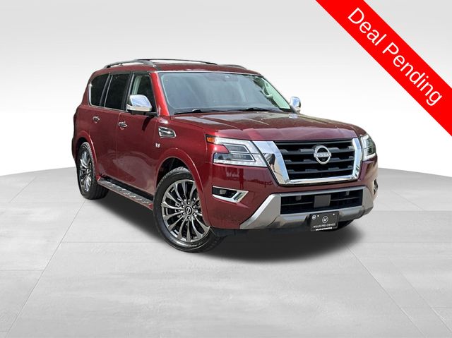 Coulis Red Pearl 2021 Nissan Armada SUV / Crossover Four-Wheel Drive 7-Speed Automatic