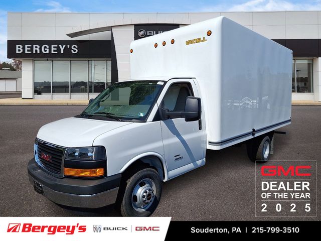 Summit White 2026 GMC Savana Chassis Van Rear-Wheel Drive 8-Speed Automatic