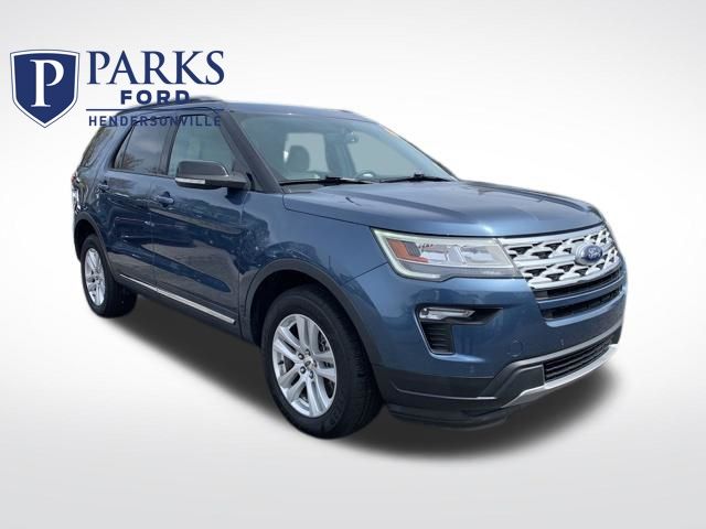 Blue Metallic 2018 Ford Explorer XLT AWD SUV / Crossover All-Wheel Drive 6-Speed Automatic
